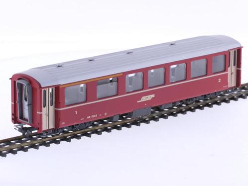 Schaal H0m Bemo 3256 122 personen rijtuig AB 1542 1e/2e k..., Hobby en Vrije tijd, Modeltreinen | H0, Gelijkstroom, Overige typen