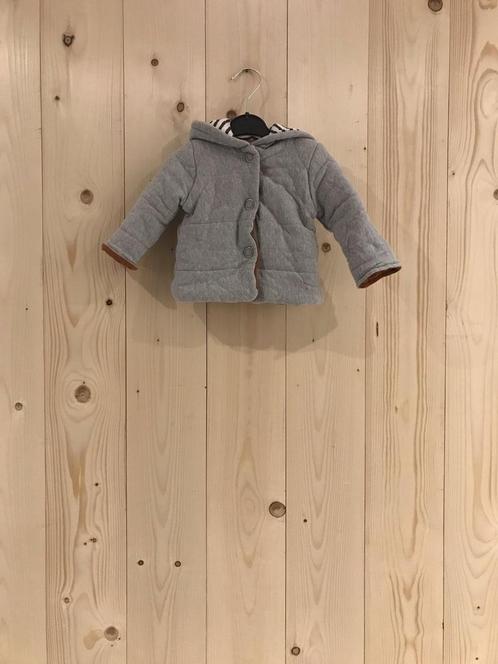 HEMA Jas / Grijs / Maat 62, Kinderen en Baby's, Babykleding | Maat 62