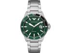 Emporio Armani AR11338 Herenhorloge 42 mm - Zilverkleurig, Verzenden, Zo goed als nieuw