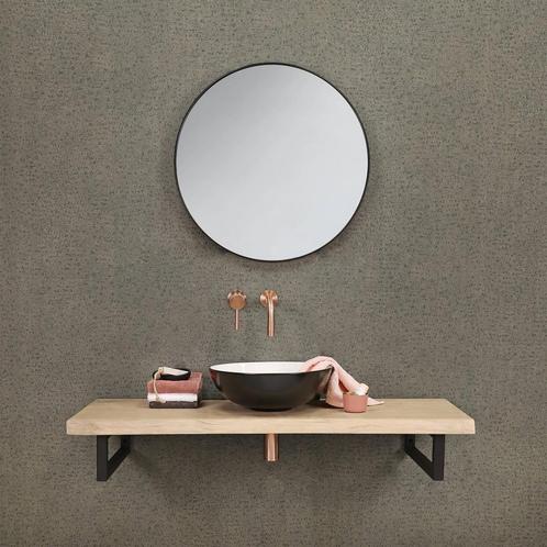 Waskom Differnz Duo 39.5x13.5cm Keramiek Zwart, Doe-het-zelf en Verbouw, Sanitair, Overige typen, Nieuw, Ophalen of Verzenden