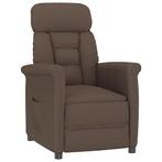 vidaXL Fauteuil Recliner Bruin Donkerbruin 70.5 x 96.5 x 95, Huis en Inrichting, Fauteuils, Verzenden, Nieuw