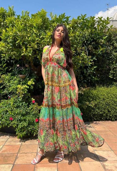SALE | o.a. Antica Sartoria boho Ibiza en vakantie jurken, Kleding | Dames, Jurken, Onder de knie, Overige kleuren, Nieuw, Maat 38/40 (M)