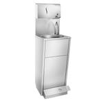 GGM Gastro | Handenwasbak Handsfree - Rvs - met voetpedaal,, Huis en Inrichting, Verzenden, Nieuw, Overige kleuren, Overige typen