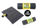 150 Komo Vuilniszakken - Trekband 60 liter, Huis en Inrichting, Schoonmaakartikelen, Verzenden