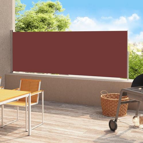 vidaXL Tuinscherm uittrekbaar 200x500 cm bruin, Tuin en Terras, Zonneschermen, Nieuw, Verzenden