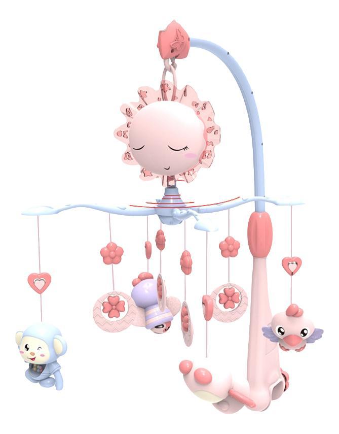 Eco Toys Flower Valley Roze Muziekmobiel HC409690, Kinderen en Baby's, Speelgoed | Babyspeelgoed, Nieuw, Verzenden
