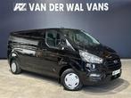Ford Transit Custom 2.0 TDCI 131pk L2H1 Euro6 Airco | LED |, Auto's, Zwart, Nieuw, Ford, Handgeschakeld
