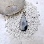 Zilveren hanger van met agaat (zilveren kettinghanger), Sieraden, Tassen en Uiterlijk, Bedels, Ophalen of Verzenden, Gebruikt