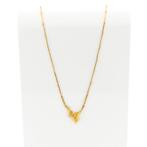 Gouden Lapponia ketting; Valeriana | 54 cm (Zoltan Popovits), Ophalen of Verzenden, Gebruikt, Overige kleuren, Goud