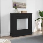 vidaXL Haardombouw 90x30x90 cm spaanplaat zwart eikenkleurig, Verzenden, Nieuw
