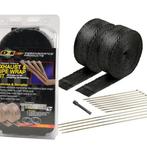 DEI Exhaust Wrap Kit - Black Titanium Wrap Locking Ties &, Ophalen of Verzenden, Nieuw