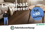Direct uit voorraad: A-merk laminaat tot 50% goedkoper!, Huis en Inrichting, Ophalen, Crème, 75 m² of meer, Nieuw