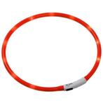 LED EASYDOG halsband - oranje - inkortbaar 20 tot 70 CM - op, Nieuw, Ophalen of Verzenden