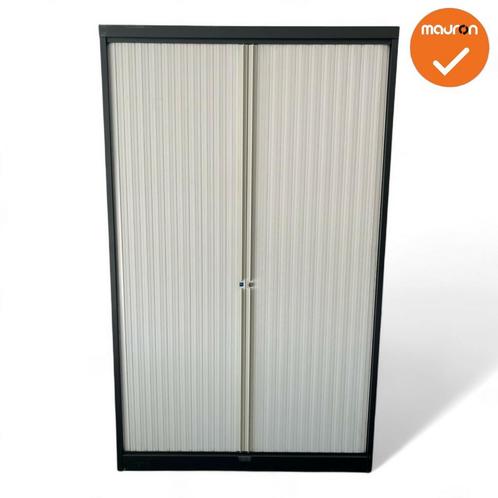 Mewaf roldeurkast - 198x120x48cm - Zwart/donkerblauw  met..., Zakelijke goederen, Kantoor en Winkelinrichting | Kantoormeubilair en Inrichting