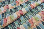 GOBELIN Stof met geometrisch glas-in-loodraameffect 500 x