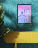 eybaba art - Early baba no3 | male figure portrait artwork |