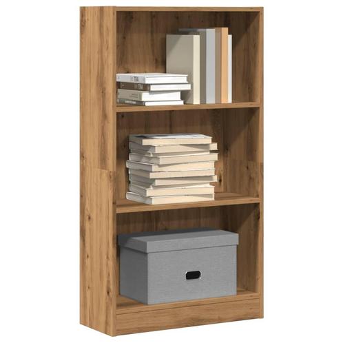 vidaXL Boekenkast 60x24x109 cm bewerkt hout artisanaal, Huis en Inrichting, Kasten | Boekenkasten, Nieuw, Overige houtsoorten