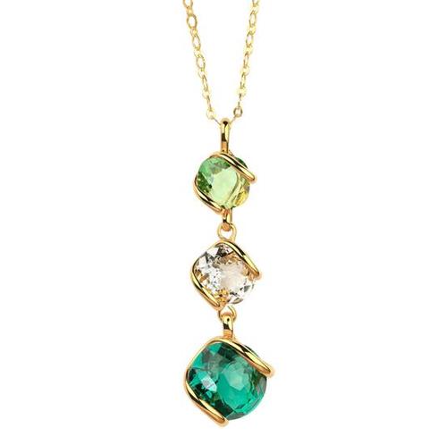 Andrea Marazzini Bubble Emerald swarovski kristallen kett..., Sieraden, Tassen en Uiterlijk, Kettinghangers, Verzenden
