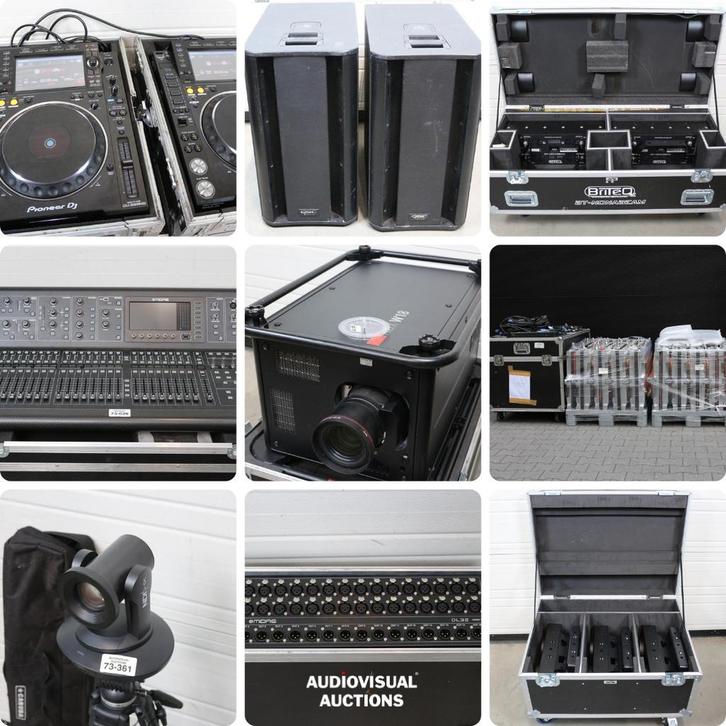 Audiovisual Auction sluit op Ma 20/10/2025 vanaf 19u, Audio, Tv en Foto, Luidsprekers, Gebruikt