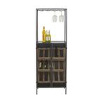 *WOONWINKEL* Kare Design Lisboa Black Glazen Wijnkast Zwart, Verzenden, Nieuw