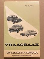 Volkswagen Golf / Jetta / Scirocco benzine 1979-1983, Boeken, Auto's | Boeken, Ophalen of Verzenden, Zo goed als nieuw, Volkswagen