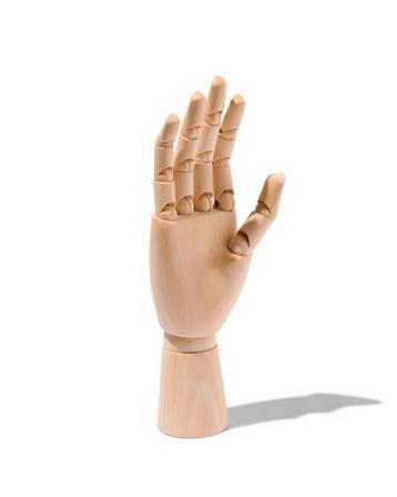 HEMA Houten hand 25cm beschikbaar voor biedingen