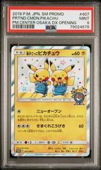 Pretend Comedian Pikachu (SM-P 407) PSA 9, Ophalen of Verzenden, Nieuw