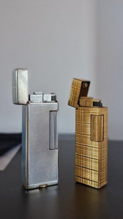 Dunhill - Zonder Minimumprijs - Zakaansteker - Verguld,, Verzamelen, Rookartikelen, Aanstekers en Luciferdoosjes