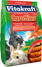 Carotties knabbelsticks dwergkonijn 50 gram - Vitakraft, Dieren en Toebehoren, Dierenvoeding, Verzenden