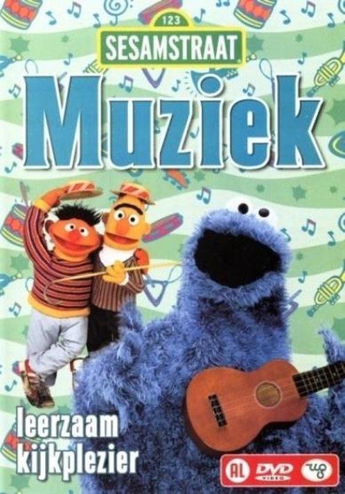 Sesamstraat - Muziek (dvd tweedehands film), Cd's en Dvd's, Dvd's | Actie, Zo goed als nieuw, Ophalen of Verzenden