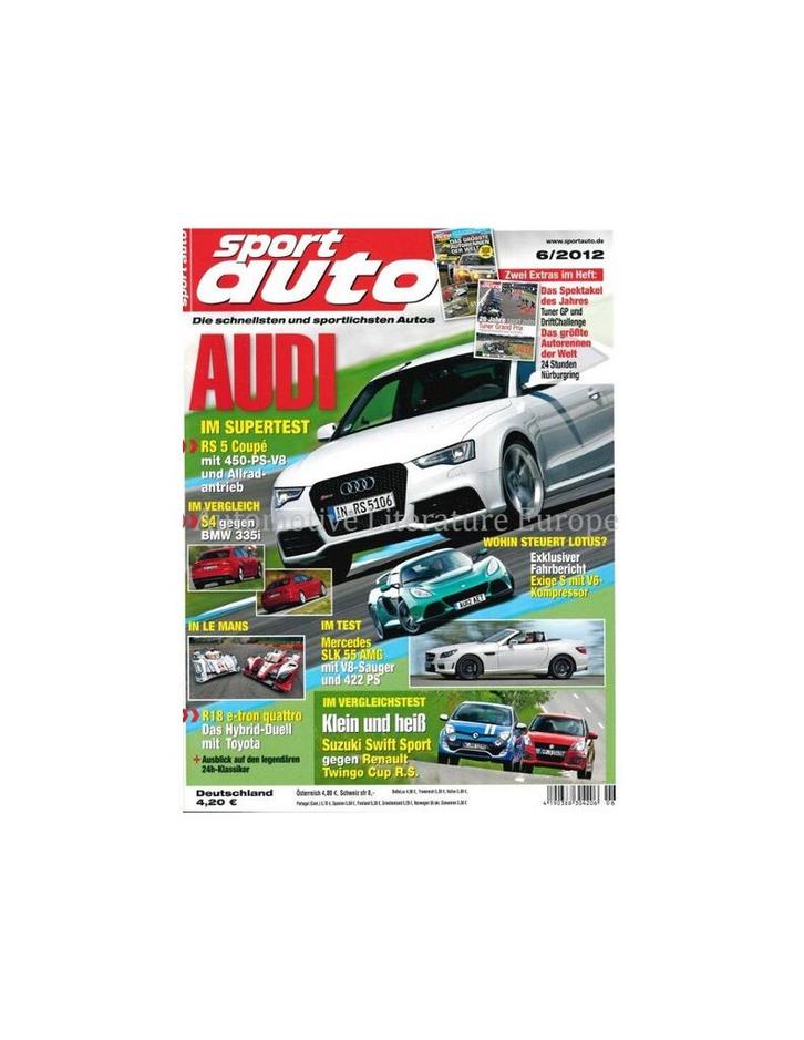 2012 SPORT AUTO MAGAZINE 06 DUITS, Boeken, Auto's | Folders en Tijdschriften