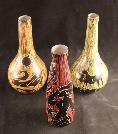 De Gats - Hans Custers (1918-2005) - Vaas (3) - Keramiek, Antiek en Kunst, Curiosa en Brocante