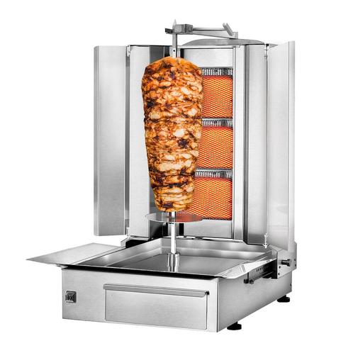 GGM Gastro | Gas Gyros-/ Döner grill - 3 branders - max. 40, Zakelijke goederen, Horeca | Overige, Verzenden