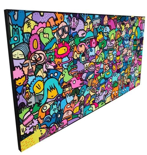 Kev Munday (1986) - Room For Everyone, Antiek en Kunst, Kunst | Schilderijen | Modern