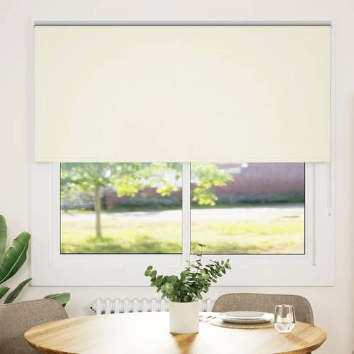 vidaXL Rolgordijn verduisterend 165x130 cm stofbreedte 161,6, Huis en Inrichting, Stoffering | Gordijnen en Lamellen, Wit, Nieuw