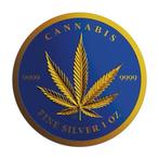Tsjaad. 5000 Francs 2024, 1 oz Cannabis Royal Blue 24k, Postzegels en Munten, Edelmetalen en Baren