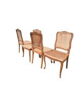 Stoel (4) - Hout, Rattan - Franse Louis XV-stijl