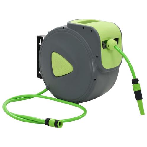 vidaXL Waterslanghaspel automatisch intrekbaar wandmontage, Tuin en Terras, Tuinslangen, Nieuw, Verzenden