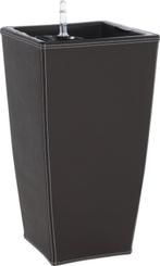 Luxury Collection Plantenbak in Lederlook, 26x26x50cm, voor, Tuin en Terras, Bloempotten, Verzenden, Nieuw