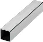 Vierkante Buis Aluminium  25 mm - op maat gezaagd, Doe-het-zelf en Verbouw, Steigers, Verzenden, Nieuw