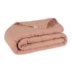 Cinderella Moon Bedsprei Plaid Katoen - cameo pink 220x270cm, Huis en Inrichting, Slaapkamer | Beddengoed, Nieuw, Roze, Verzenden