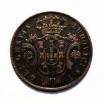 Azoren, Portugal. D. Luís I (1861-1889). 5 Reis - 1880 -, Postzegels en Munten