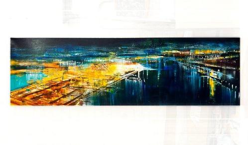 Prettau - Industrial harbour (HStripe), Antiek en Kunst, Kunst | Schilderijen | Modern