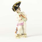 Meissen Porseleinen Figuur Cupido met Doedelzak, Verzamelen, Ophalen, Nieuw