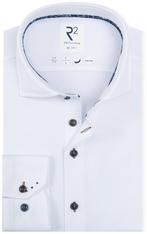 R2 Overhemd Fine Twill Wit maat 41 Heren, Kleding | Heren, Overhemden, Verzenden, Nieuw, Wit, R2 Amsterdam