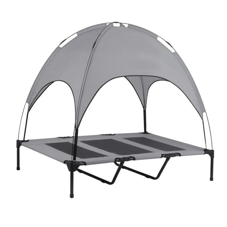 Opvouwbare hondenstretcher - Hondenbed met Zonnedak -, Dieren en Toebehoren, Honden-accessoires, Nieuw, Verzenden