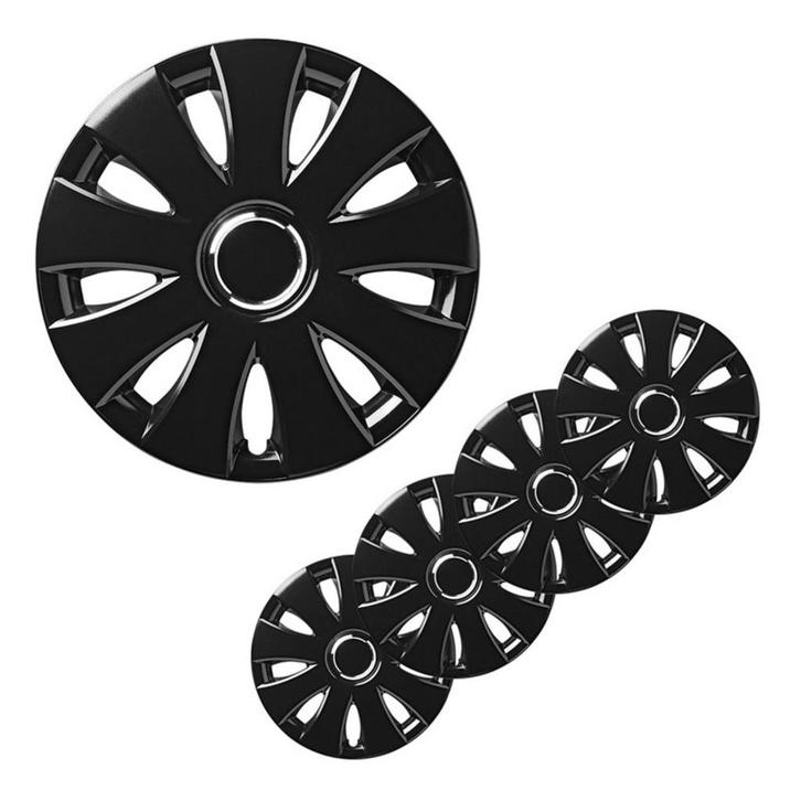 ProPlus Wieldoppen Set - Ø 15 inch - Aura - Zwart - 4 stuks, Auto diversen, Wieldoppen, Nieuw, Ophalen of Verzenden