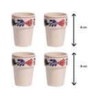 Boerenbont Boerenbont Kindermelkbeker hoogte 8 cm set van 4, Huis en Inrichting, Keuken | Servies, Verzenden, Nieuw