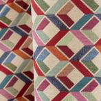 Geometrisch motief met 3D ruitenweefsel - Zwaar - Gobelin -