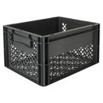 Fast Rider Kunststof Fietskrat Medium  25 liter  Antraciet R, Fietsen en Brommers, Fietsaccessoires | Fietsmanden, Verzenden, Nieuw